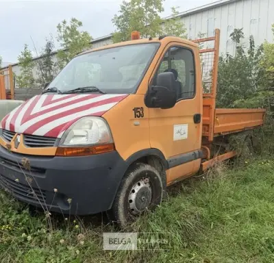 Lage open laadbak RENAULT MASTER – kavel bij Belga Veilingen