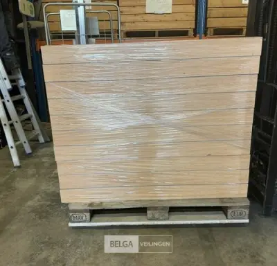 13x Houten bakken – kavel bij Belga Veilingen