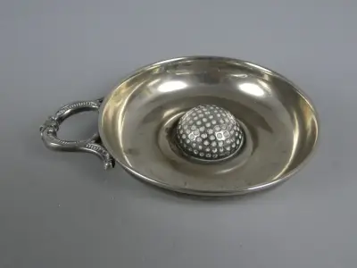 Zilverkleurig schoteltje – kavel bij De Kringwinkel, Diest