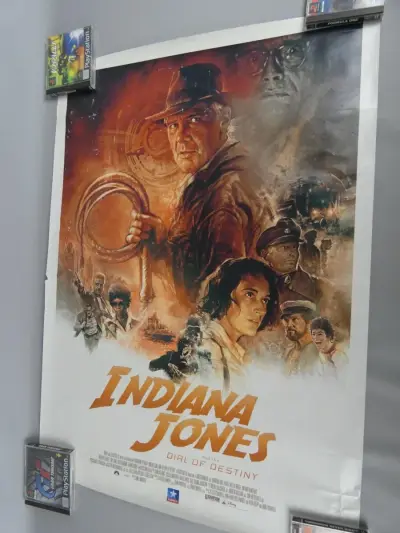 Indiana Jones poster – kavel bij De Kringwinkel, Diest