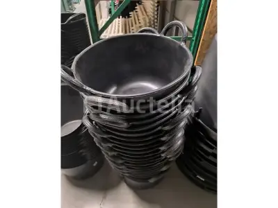 Ronde rubberen kommen - 45 liter (5 stuks) – kavel bij Auctelia, Bastogne