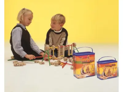 4x Joy - Toy Bouwspel - Stick a Bits 120 stuck Gemaakt in Neder – kavel bij XL Auctions
