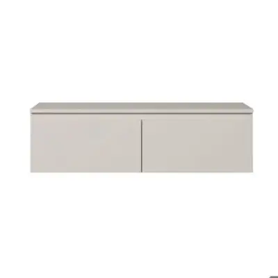 Selsey - Hangend Wand-tv-meubel - Bemmi - Greige – kavel bij GSD Auctions, Zoeterwoude
