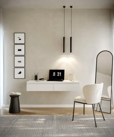 Selsey Bemmi – Wandbureau/kaptafel met lades, wit, 120 cm – kavel bij GSD Auctions, Zoeterwoude