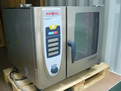 Combisteamer, Rational, SCC101, Grijs / Chroom, 2004 – kavel bij Onlineveilingmeester, Groningen