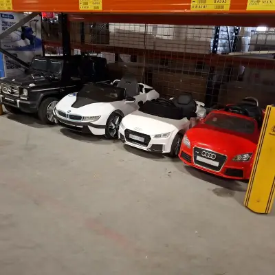 4x Elektrische speelauto's voor kinderen, Audi, BMW, Mercedes – kavel bij Onlineveilingmeester, Groningen