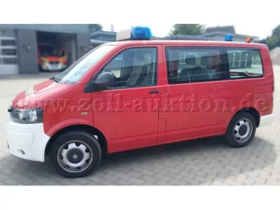 1 VW T5 2.0TDI DSG 4Motion ( Allrad) Einsatzfahrzeug Feuerwehr – kavel bij Zoll-Auktion, Steinfurt
