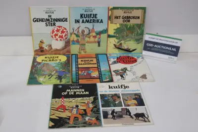 Kuifje stripboeken set van 8 – kavel bij GSD Auctions, Zoeterwoude