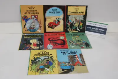 Kuifje stripboeken set van 8 – kavel bij GSD Auctions, Zoeterwoude