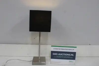 Moderne tafellamp met zwarte kap – kavel bij GSD Auctions, Zoeterwoude