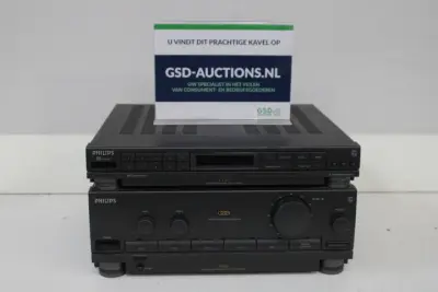 Philips CD speler en versterker set – kavel bij GSD Auctions, Zoeterwoude