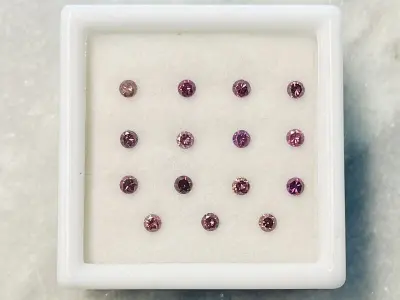 Diamant - 1.11 carat natuurlijke paarse diamant – kavel bij Onlineveilingmeester
