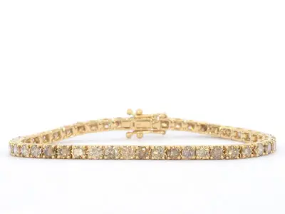 Gouden armband met diamanten 8.00 carat – kavel bij Onlineveilingmeester