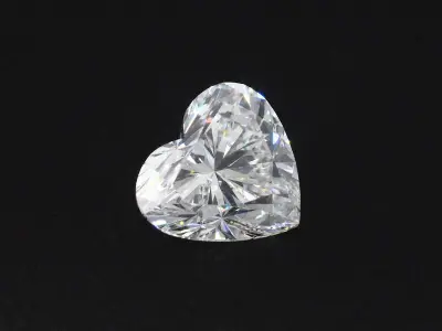 Diamant - 0.41 carat natuurlijke fancy shape diamant – kavel bij Onlineveilingmeester
