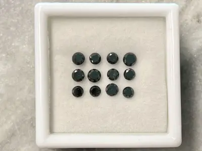 Diamant - 2.09 carat natuurlijke zwarte diamant (gecertificeerd) – kavel bij Onlineveilingmeester