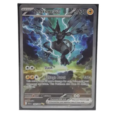 Kaart, Pokémon, Zekrom EX 166/086 BLK EN, 2025 – kavel bij Domeinen Roerende Zaken, Groningen