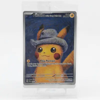Kaart, Pokémon, Pikachu with Grey Felt Hat SVP 085 Promo, 2023 – kavel bij Domeinen Roerende Zaken, Groningen