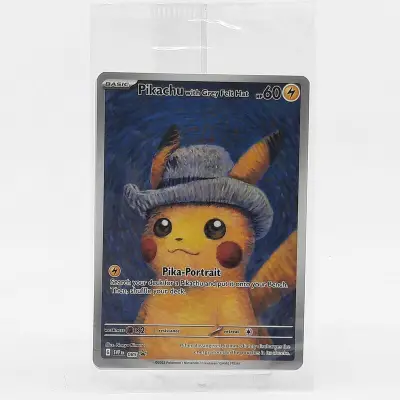 Kaart, Pokémon, Pikachu with Grey Felt Hat SVP 085 Promo, 2023 – kavel bij Domeinen Roerende Zaken, Groningen
