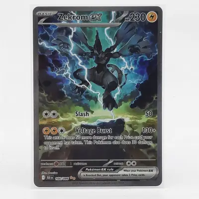 Kaart, Pokémon, Zekrom EX 166/086 BLK EN, 2025 – kavel bij Domeinen Roerende Zaken, Groningen