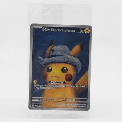 Kaart, Pokémon, Pikachu with Grey Felt Hat SVP 085 Promo, 2023 – kavel bij Domeinen Roerende Zaken, Groningen