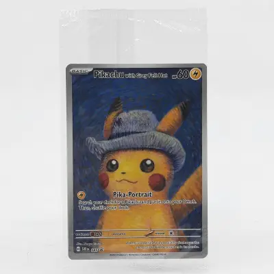 Kaart, Pokémon, Pikachu with Grey Felt Hat SVP 085 Promo, 2023 – kavel bij Domeinen Roerende Zaken, Groningen