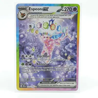 Kaart, Pokémon, Espeon EX PRE EN 155/131, 2025 – kavel bij Domeinen Roerende Zaken, Groningen