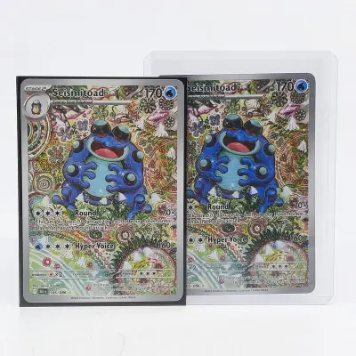 2x Kaart, Pokémon, Seismitoad BLK EN 105/086, 2025 – kavel bij Domeinen Roerende Zaken, Groningen