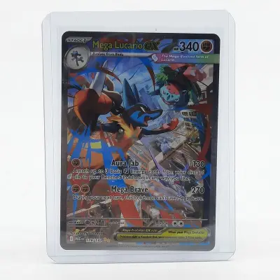 kaart, Pokémon, Mega Lucario EX MEG EN 179/132 – kavel bij Domeinen Roerende Zaken, Groningen