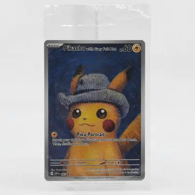 Kaart, Pokémon, Pikachu with Grey Felt Hat SVP 085 Promo, 2023 – kavel bij Domeinen Roerende Zaken, Groningen