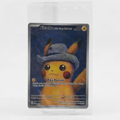 Kaart, Pokémon, Pikachu with Grey Felt Hat SVP 085 Promo, 2023 – kavel bij Domeinen Roerende Zaken, Groningen