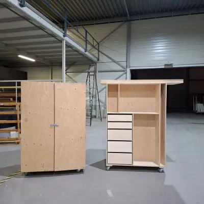 2x Mobiele werkplaatskast – kavel bij Onlineveilingmeester, Almere