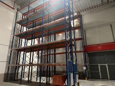 ca. 28 linear meter of pallet racking Horges – kavel bij NetBid, Hermsdorf