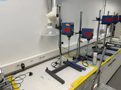 Laboratory stirrer IKA Eurostar 100 Digital – kavel bij NetBid, Hermsdorf