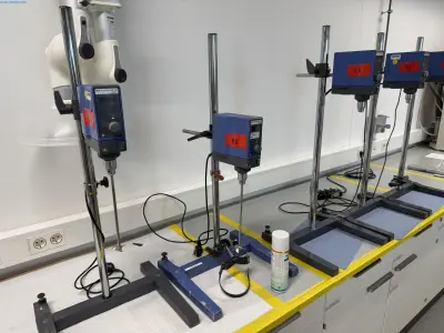 Laboratory stirrer IKA Eurostar 100 Digital – kavel bij NetBid, Hermsdorf