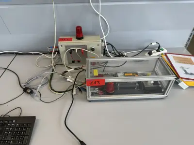 Test setup (LTP001); KT 15.82 IIP radiation pyrometer – kavel bij NetBid, Hermsdorf