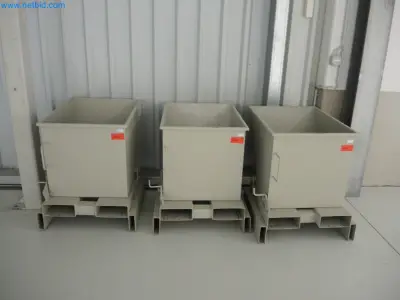 3 Tipping Dump Bins – kavel bij NetBid, Hermsdorf