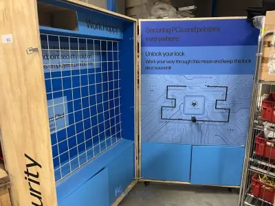 Verrijdbare beursstand HP – kavel bij VH Auctions