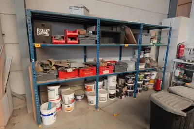 Metalen magazijnrek – kavel bij Openbare Verkopen, Deerlijk