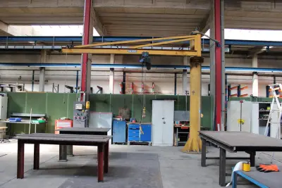 Potence sur fût avec palan électrique Comepal RWM model GBMH à démonter par vos soins – kavel bij Trans Executive
