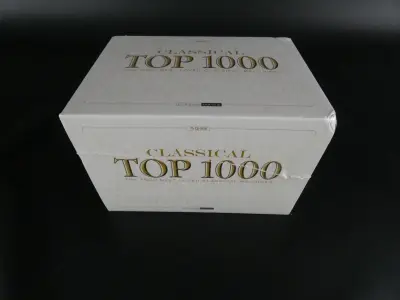 Classical Top 1000 CD-box met 75 klassieke muziekcd's – kavel bij De Kringwinkel, Heverlee