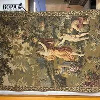 Decoratief wandtapijt Aubusson-stijl – kavel bij BOPA Auctions, Ieper