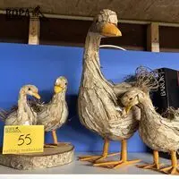 Decoratieve set van eenden - 4 stuks – kavel bij BOPA Auctions, Ieper