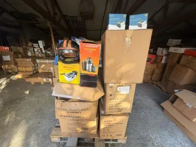 RETOURPALLET LOT 1 – Diverse Retourgoederen – kavel bij Openbare Verkopen, Wielsbeke