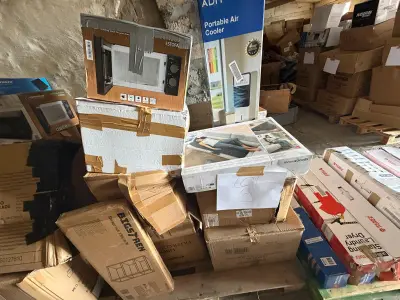 Retourpallet lot 9 – kavel bij Openbare Verkopen, Wielsbeke