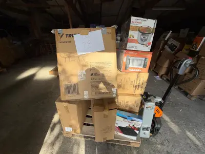Retourpallet lot 28 – kavel bij Openbare Verkopen, Wielsbeke