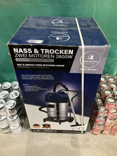 Industriele nat en droogzuiger Sauber Germany, blauw – kavel bij Onlineveilingmeester, Kootstertille