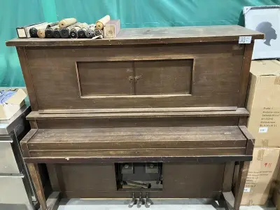 Antieke pianola G.A. Goldschmeding Amsterdam – kavel bij Onlineveilingmeester, Kootstertille