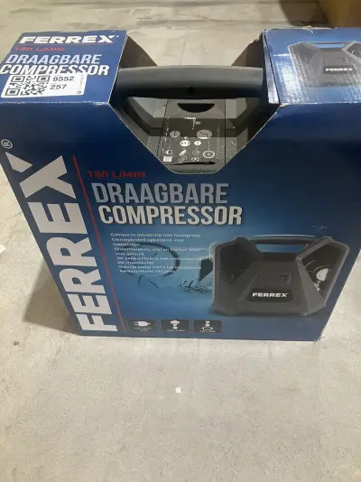 Draagbare compressor, Ferrex – kavel bij Onlineveilingmeester, Kootstertille