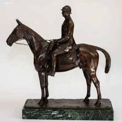 Antieke bronzen sculptuur Georges Malissard – kavel bij Auctim