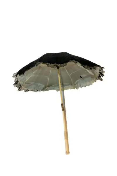 Antieke dames parasol / zonnescherm met fijn – kavel bij Auctim